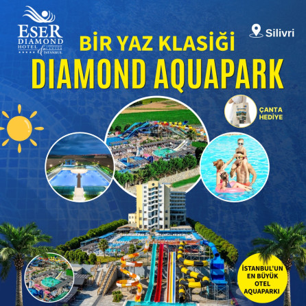 Bir Yaz Klasiği Silivri Eser Diamond Aqupark’ta Gün Boyu Sınırsız Eğlence Bileti